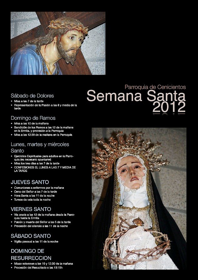 Semana Santa en Cenicientos 2012 Cenicientos